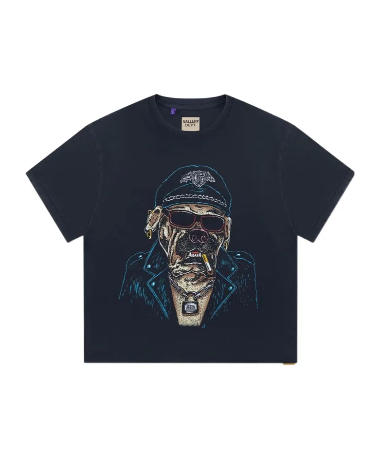 Oct Biker Dog T-Shirt