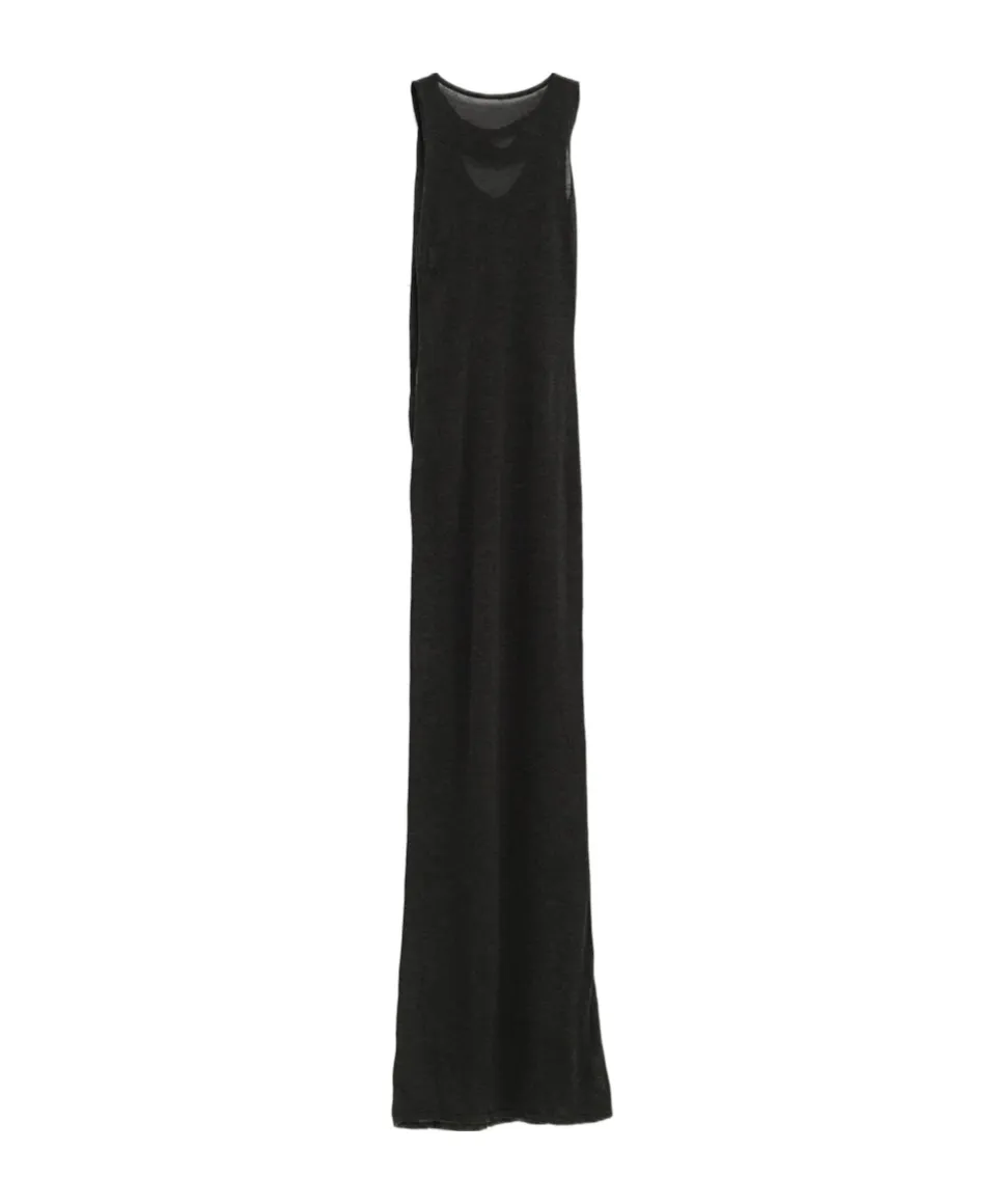 Crew-Neck Maxi Dress