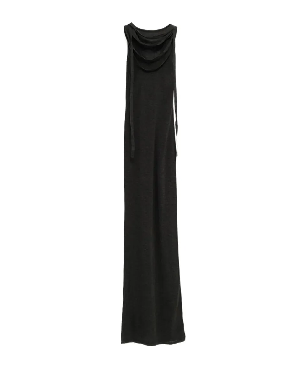 Crew-Neck Maxi Dress