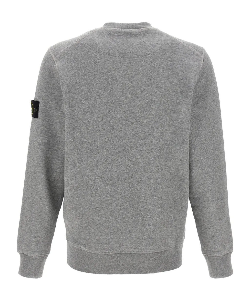Stone Island Logo Badge Knitted Sweatshirt