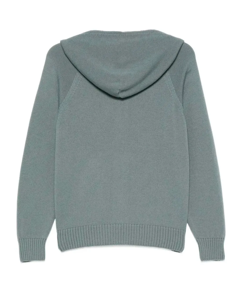Hooded Zip-Up Sweater