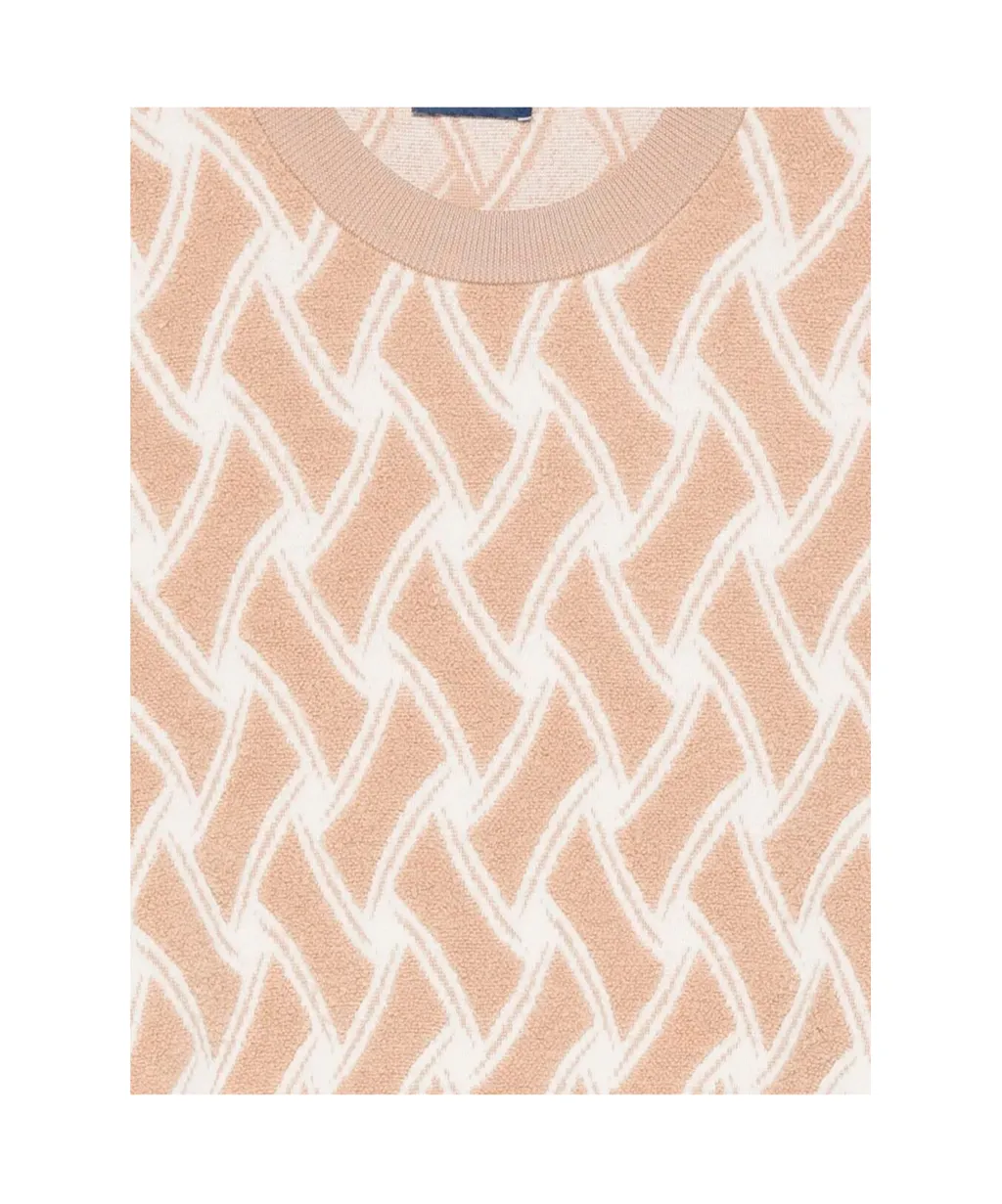 Geometric-Pattern Wool Sweater