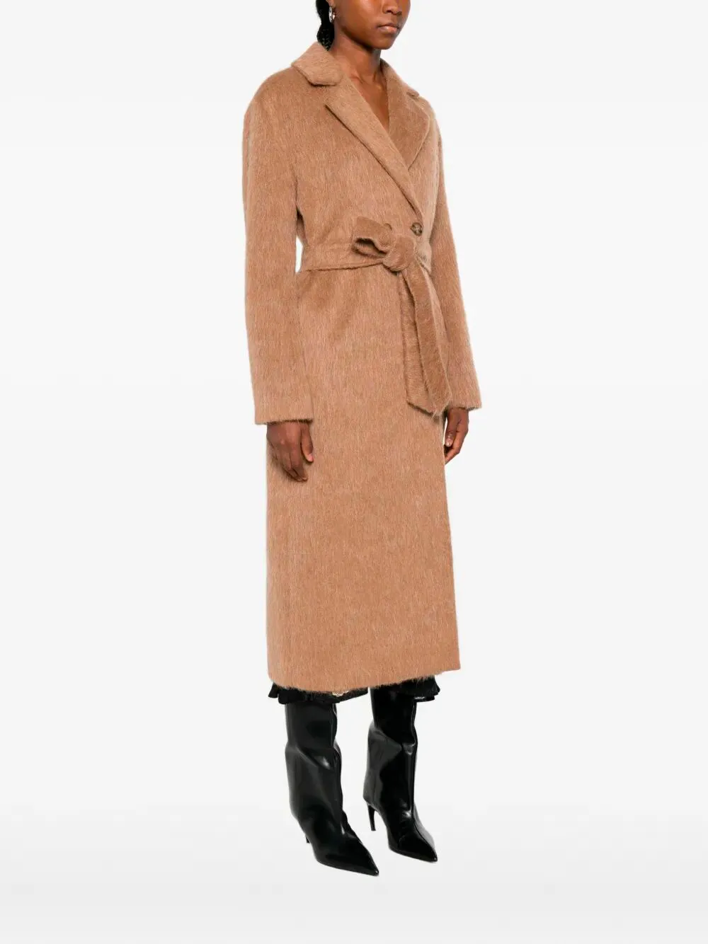 Twinset Belted Long Coat