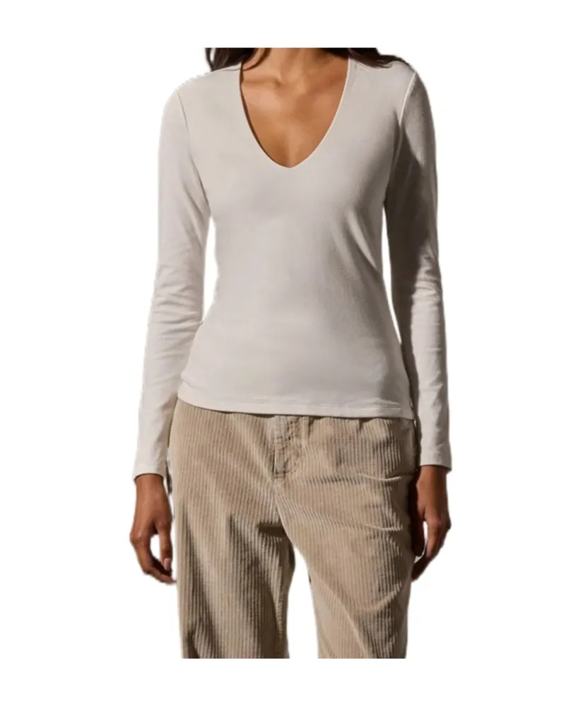 Deep V-Neck T-Shirt