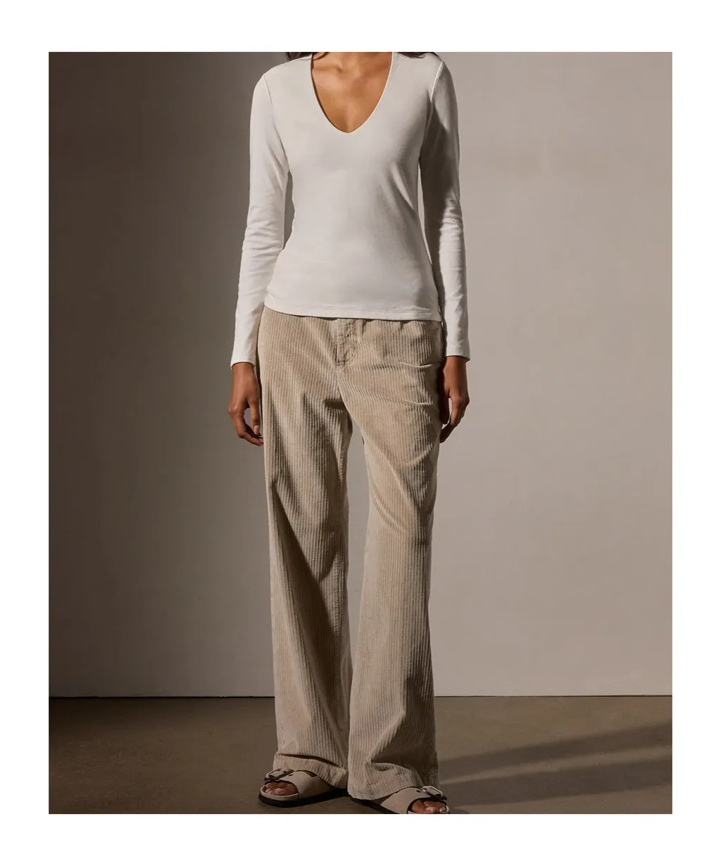 Deep V-Neck T-Shirt