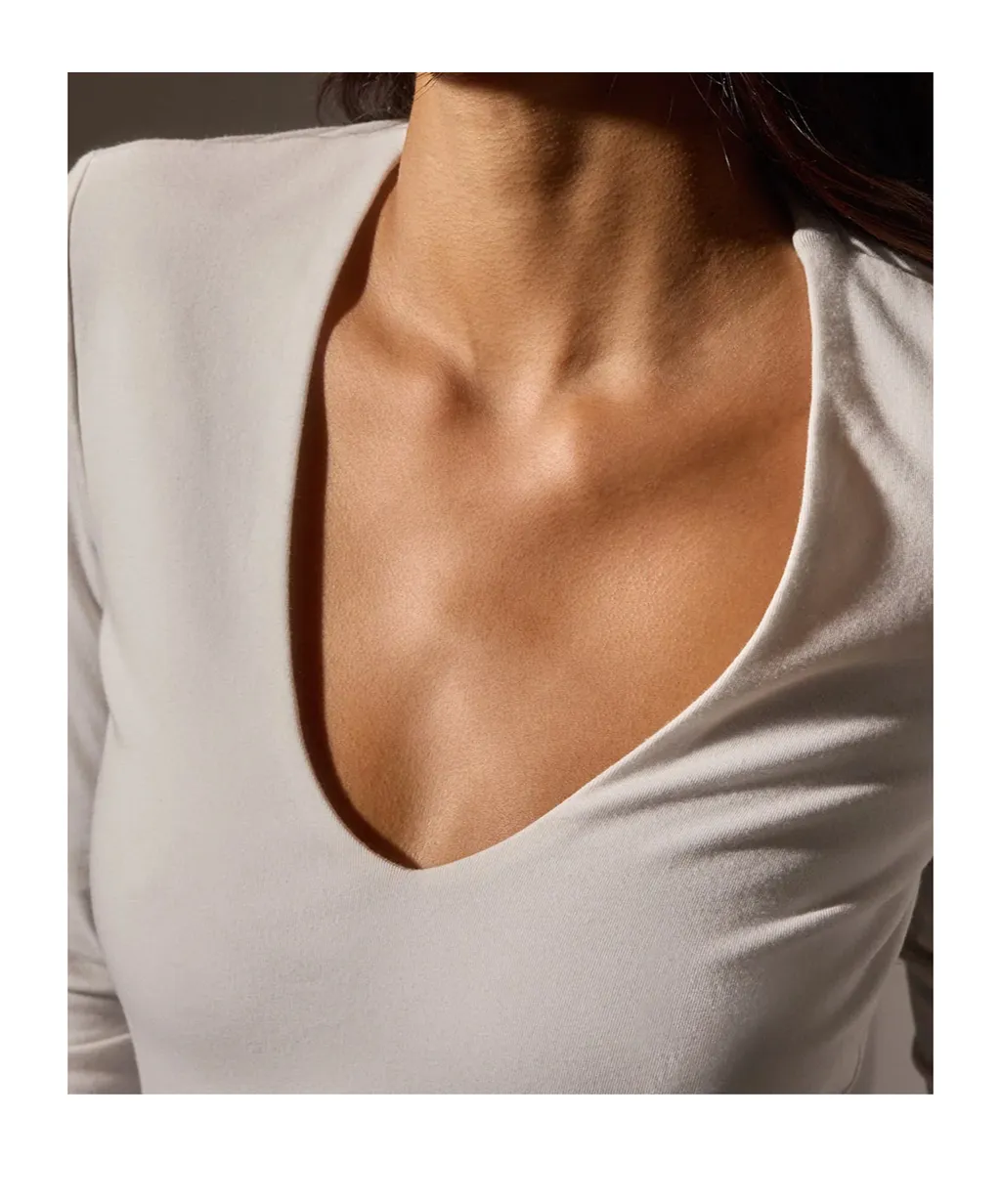 Deep V-Neck T-Shirt