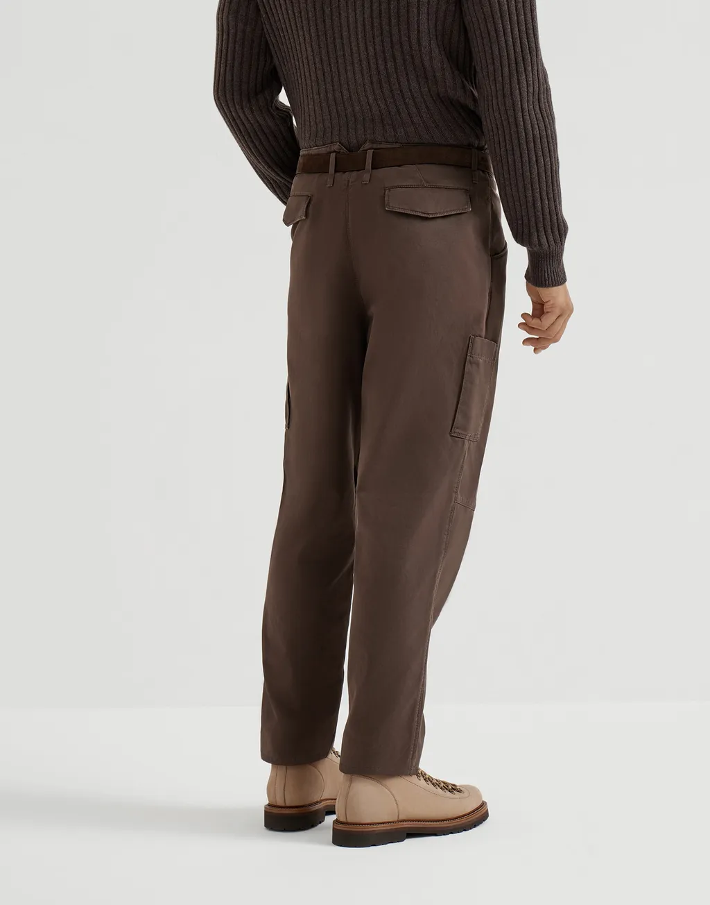 Brunello Cucinelli Buttoned Straight-Leg Trousers