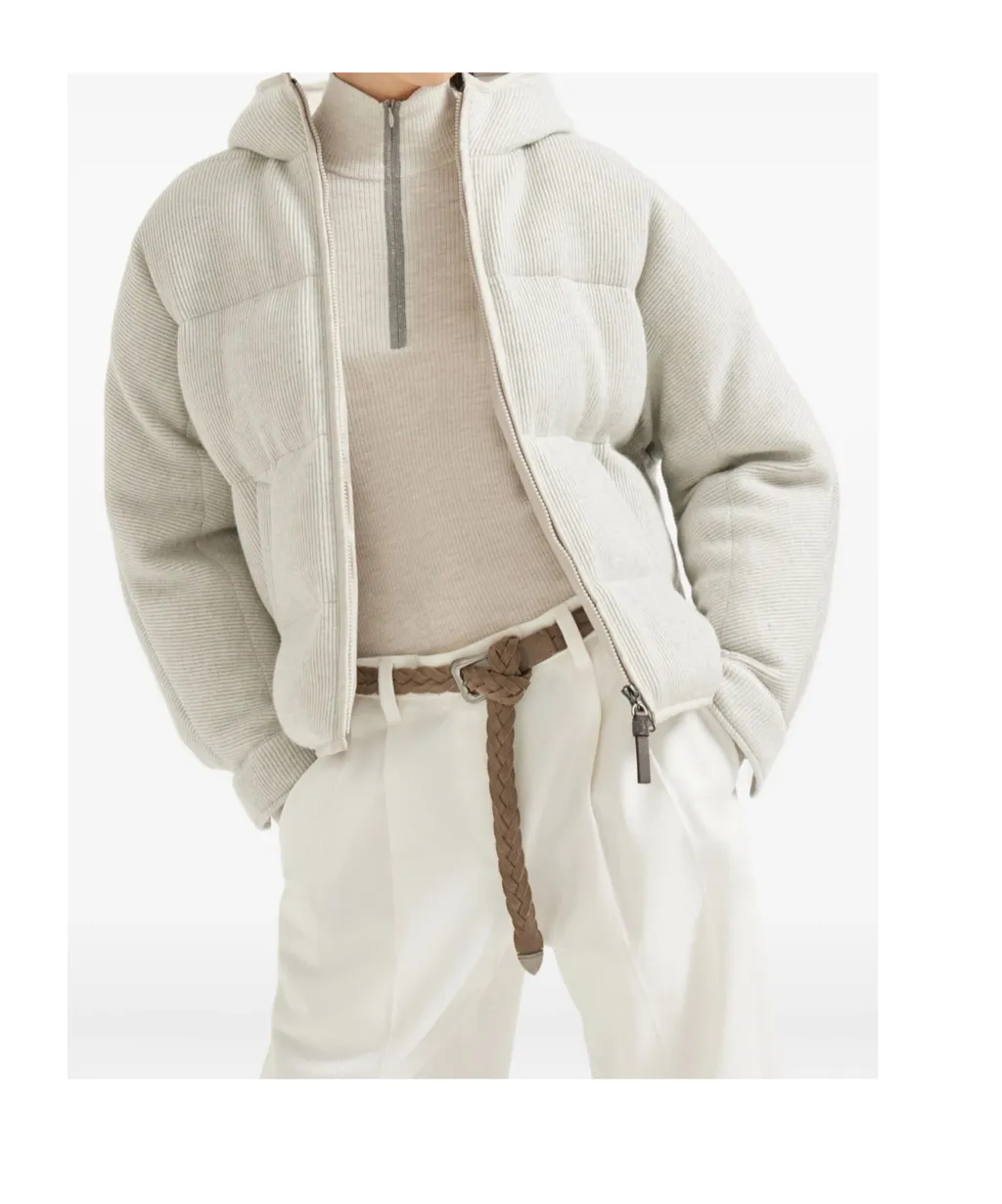 Brunello Cucinelli Padded Zip-Up Coat