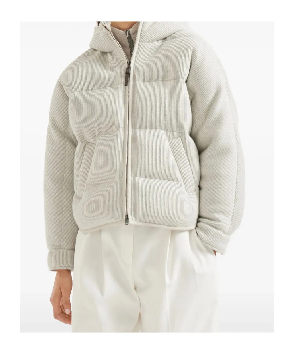 Brunello Cucinelli Padded Zip-Up Coat