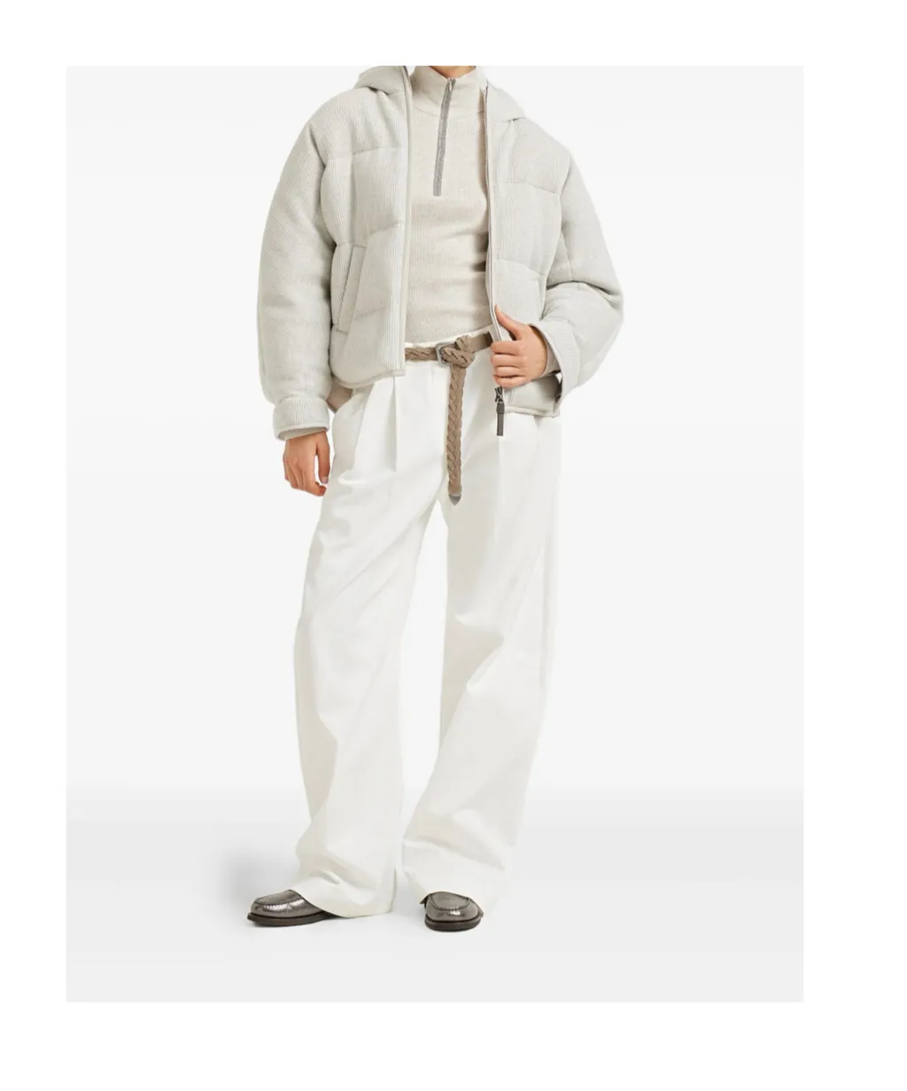 Brunello Cucinelli Padded Zip-Up Coat