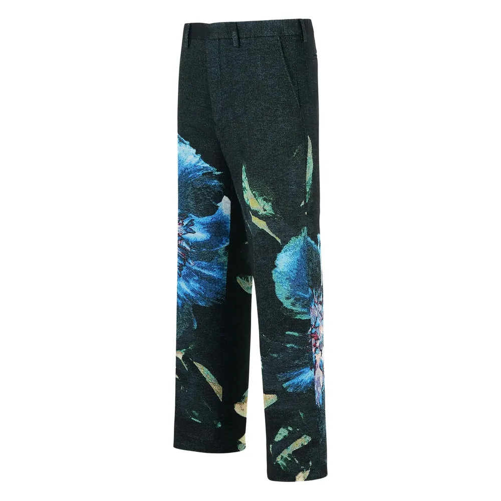 Patterned Casual Pants