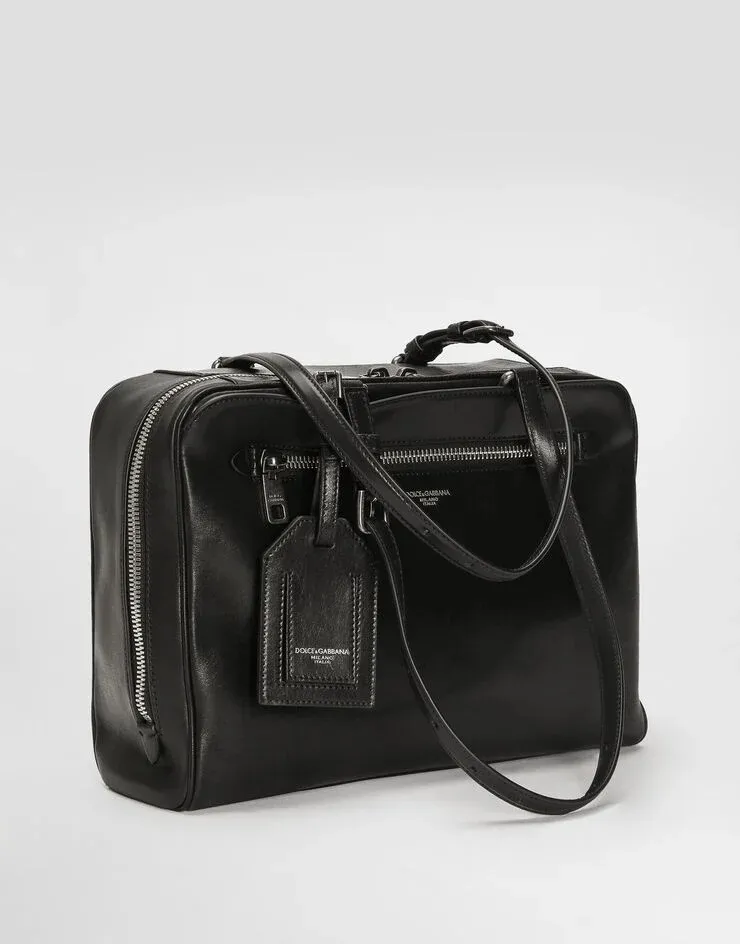 Dolce & Gabbana Ellis Logo Stamp Briefcase
