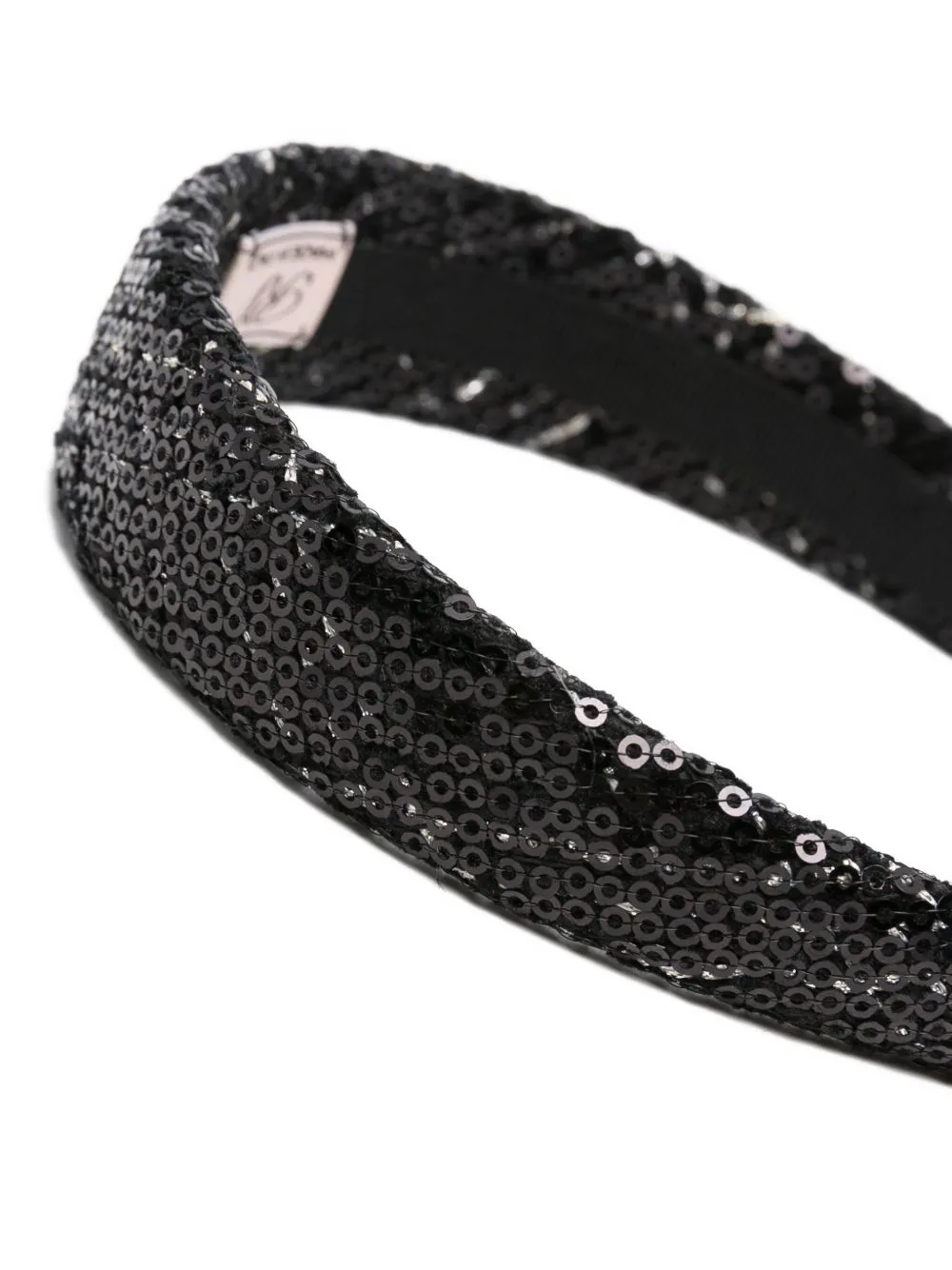 Sequin-Embellished Crystal Headband