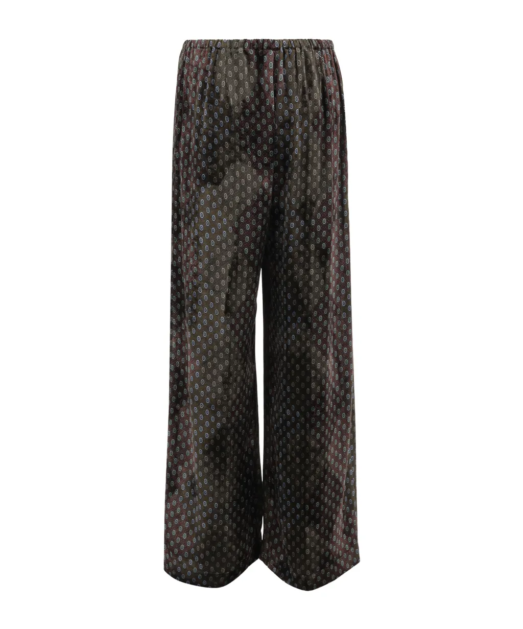 Elastic Waist Casual Pants