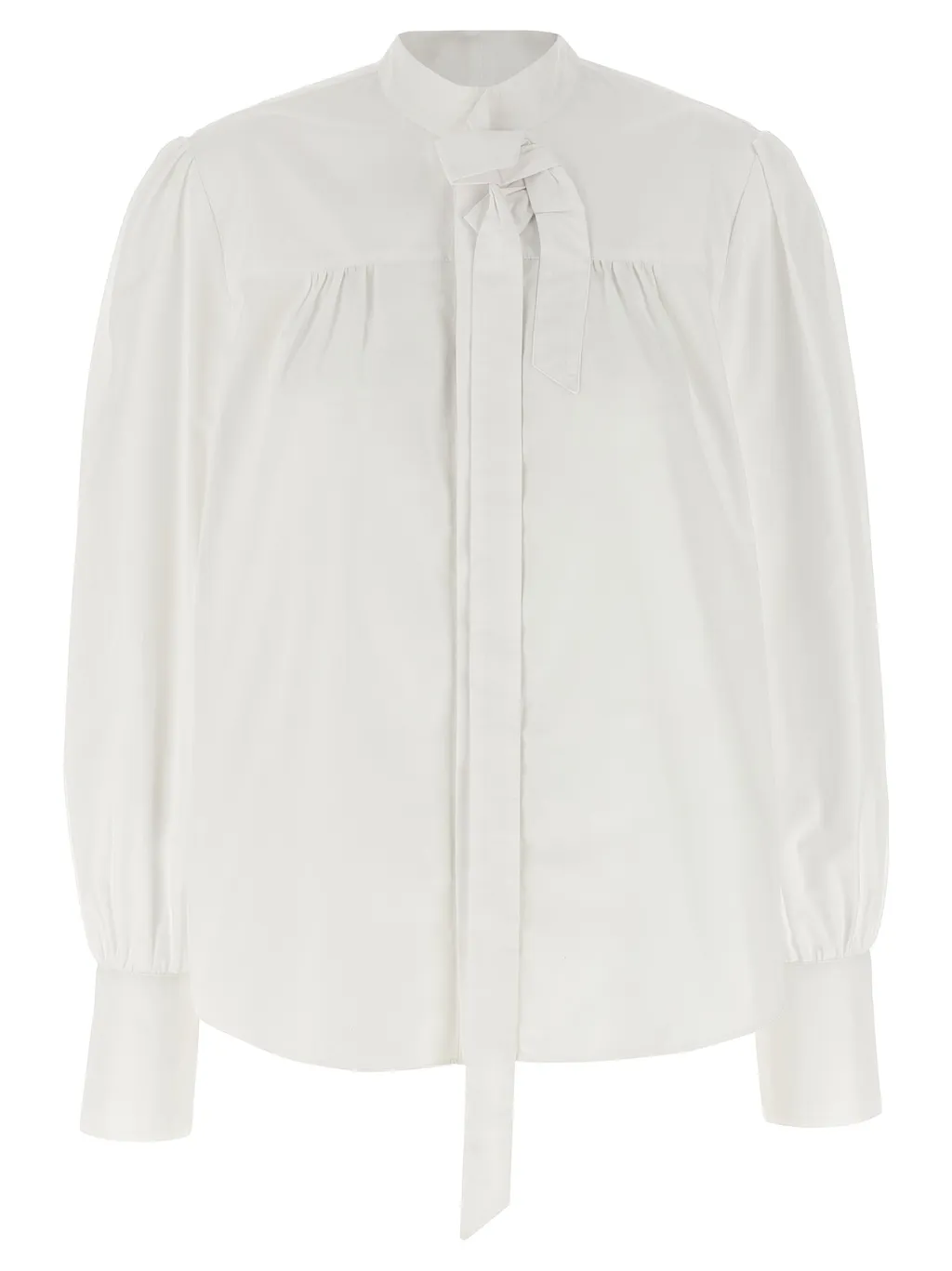 Bow-Ruffled Shirt