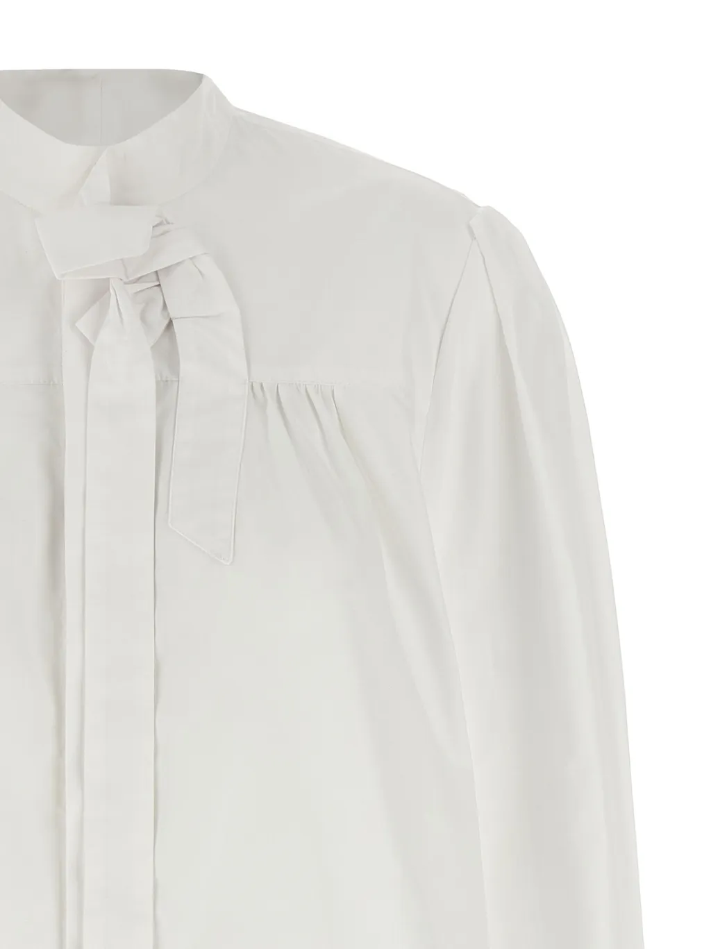 Bow-Ruffled Shirt