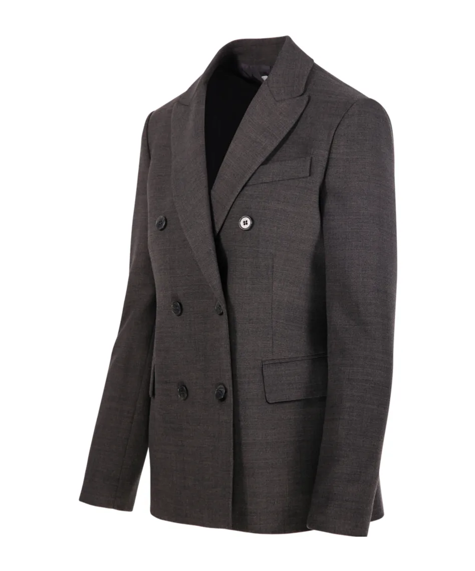 Double-Breasted Suit Jacket