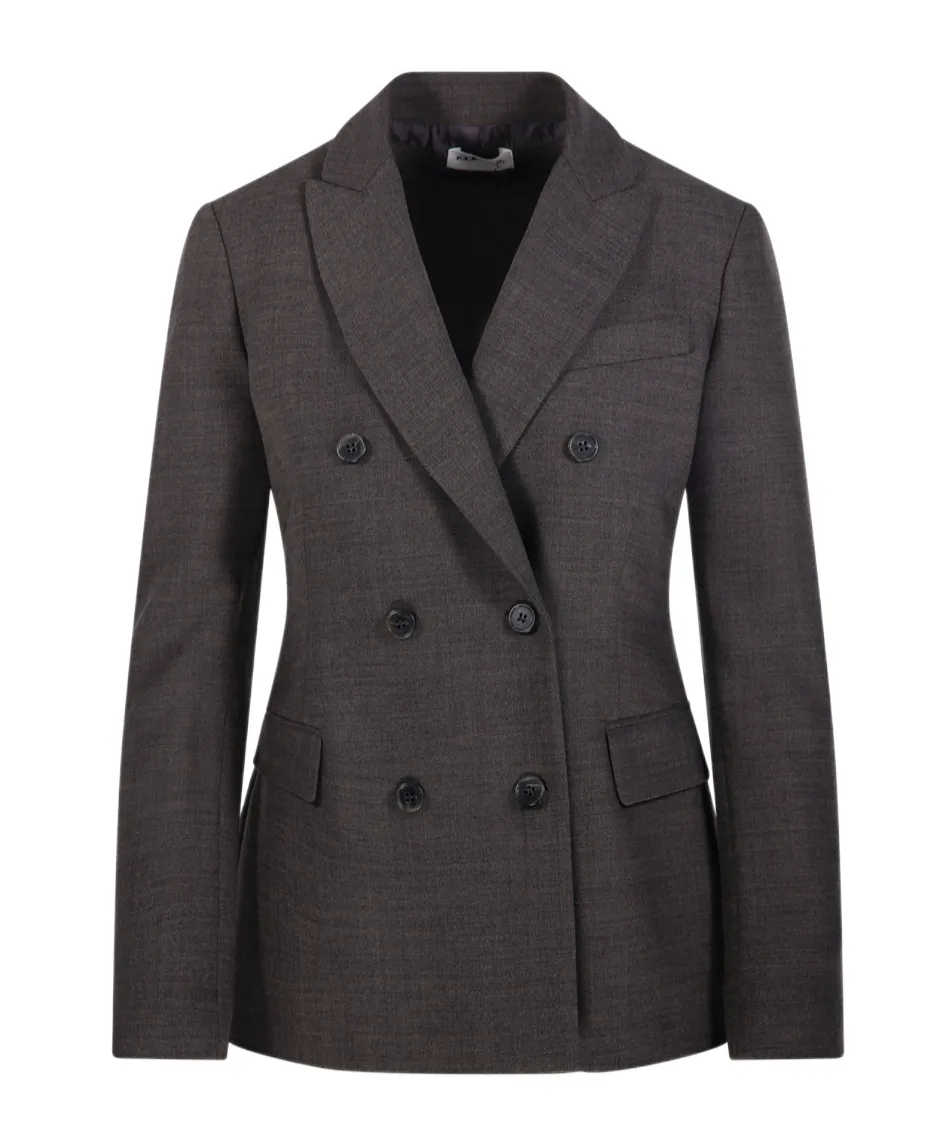 Double-Breasted Suit Jacket