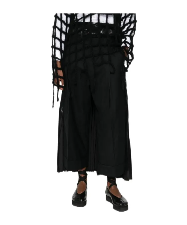 Pleated Wool Trousers