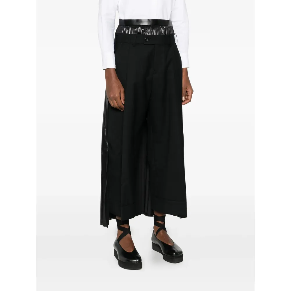Pleated Wool Trousers