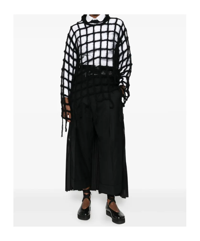 Pleated Wool Trousers