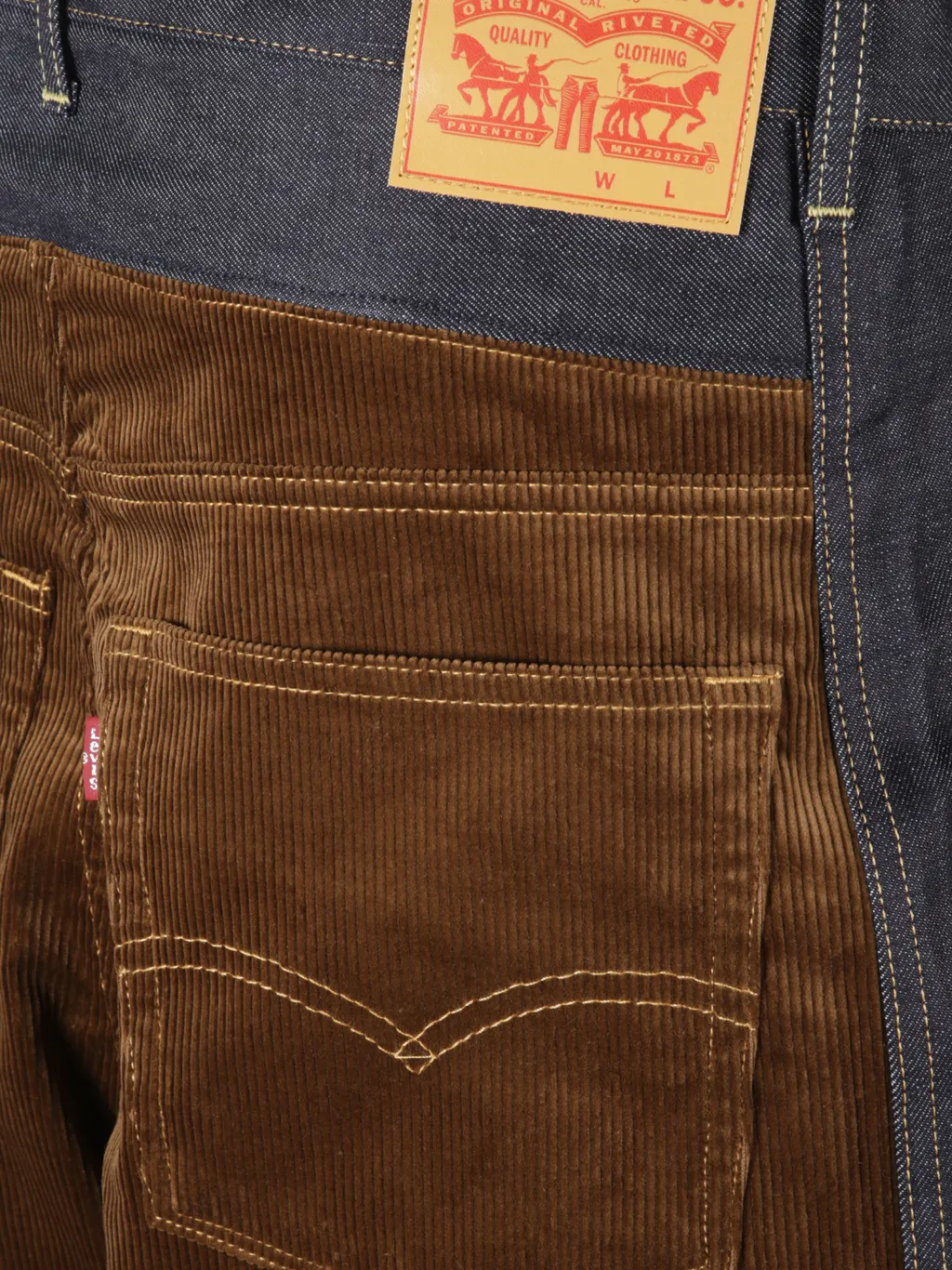 Patchwork Design Jeans