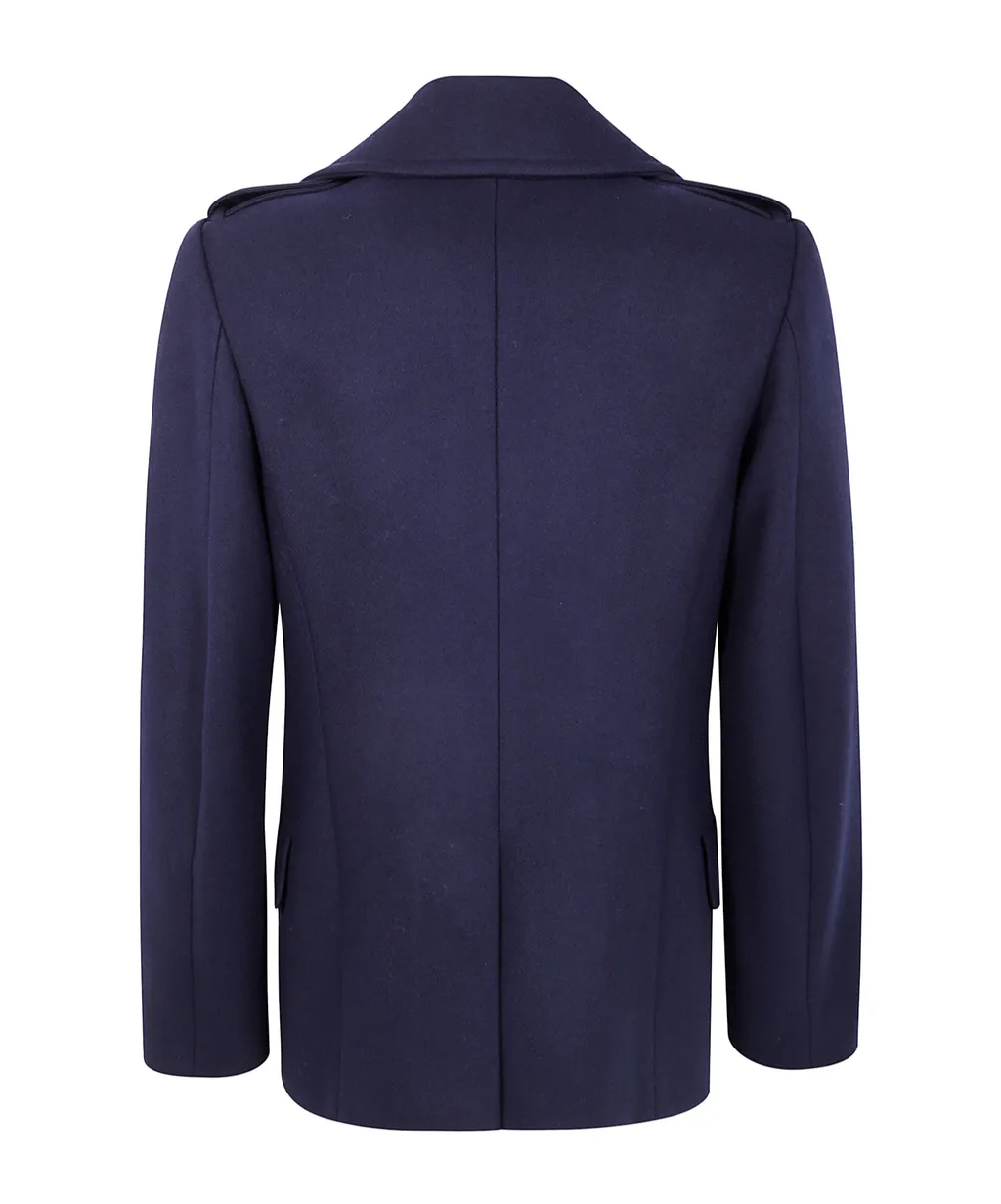 Dries Van Noten Double-Breasted Long-Sleeved Coat