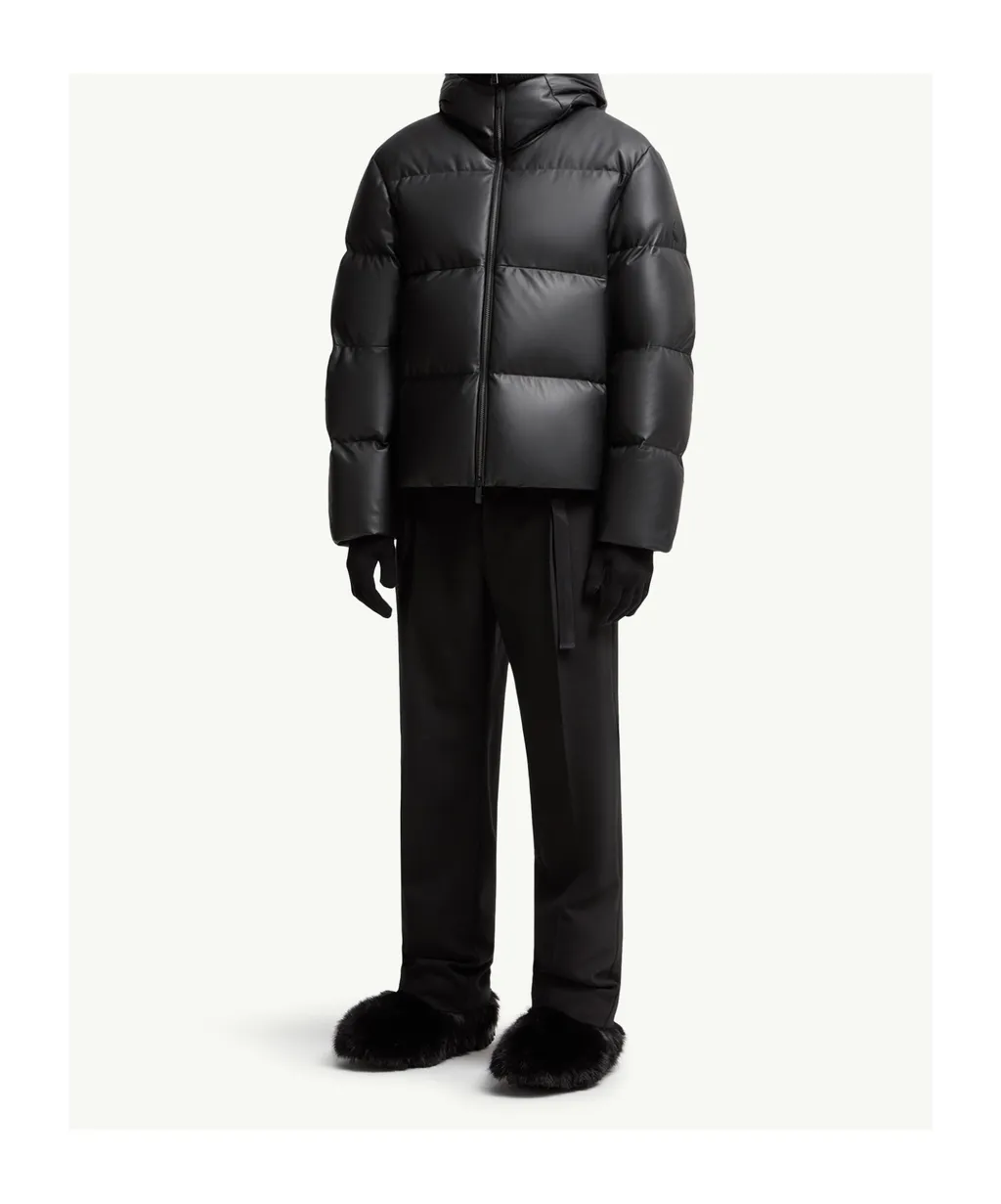 Moncler Mentone Zip-Up Short Puffer Jacket