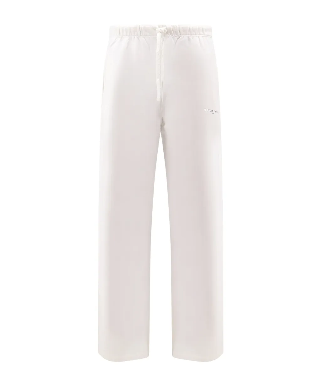 Ih Nom Uh Nit Logo Printed Wide-Leg Trousers