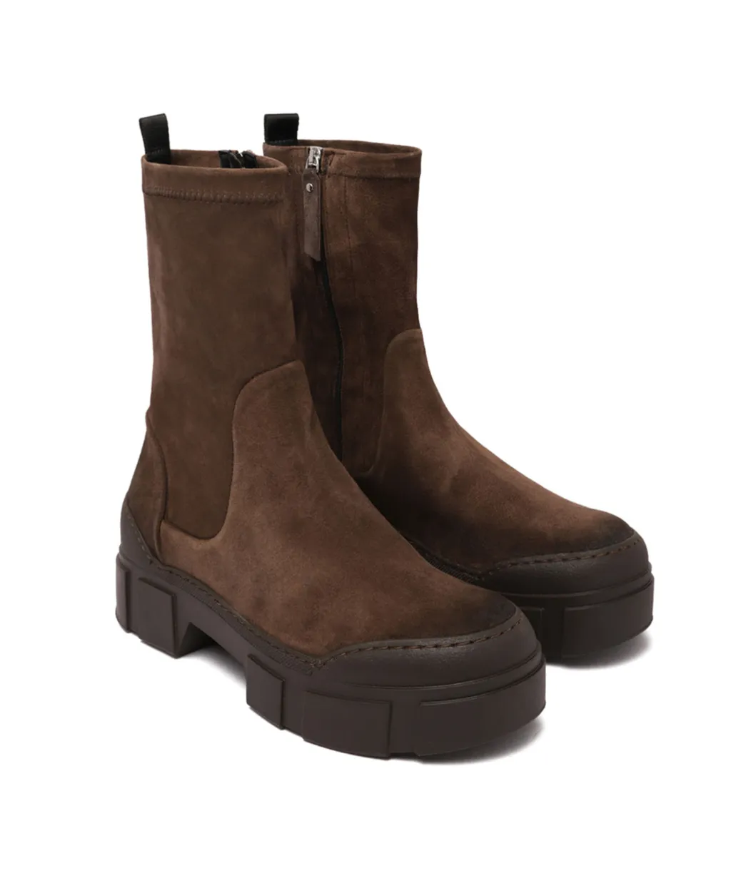 Round-Toe Ankle Boots