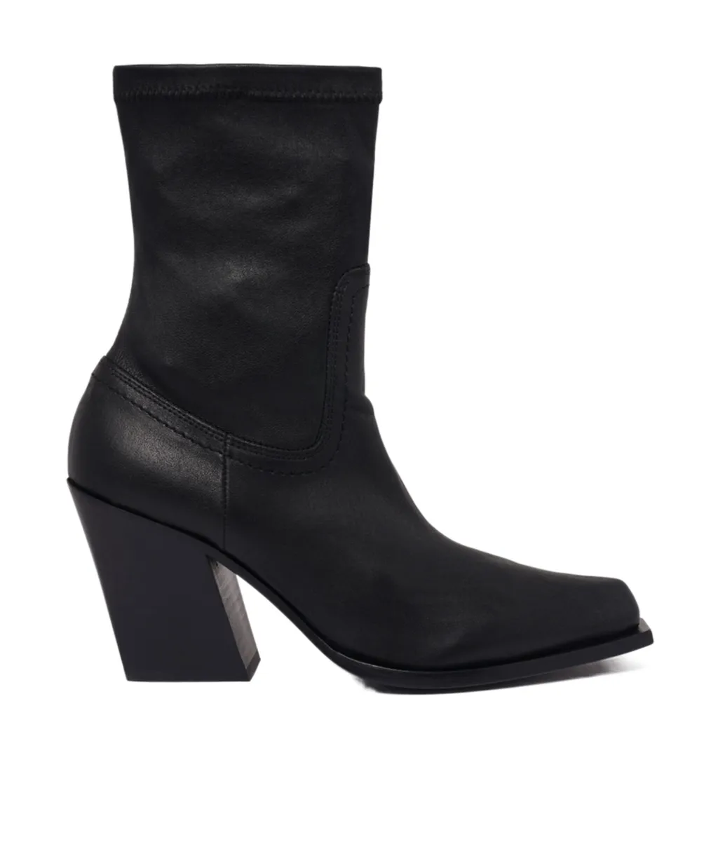 Chunky-Heeled Ankle Boots
