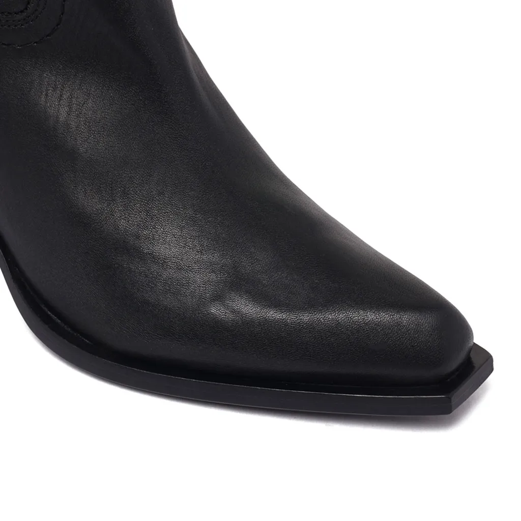 Chunky-Heeled Ankle Boots