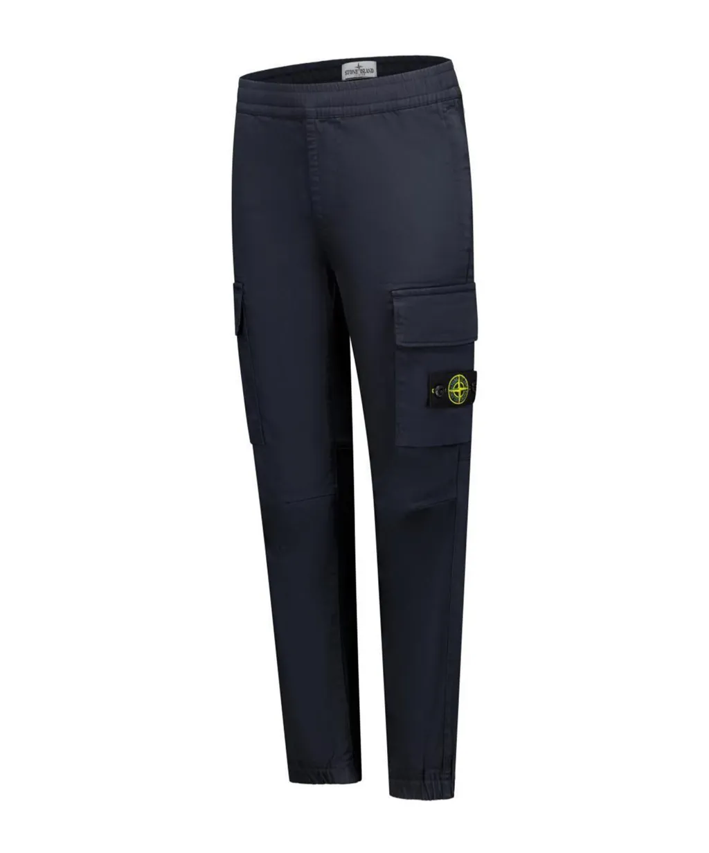 Stone Island Junior Compass Patch Cargo Pants