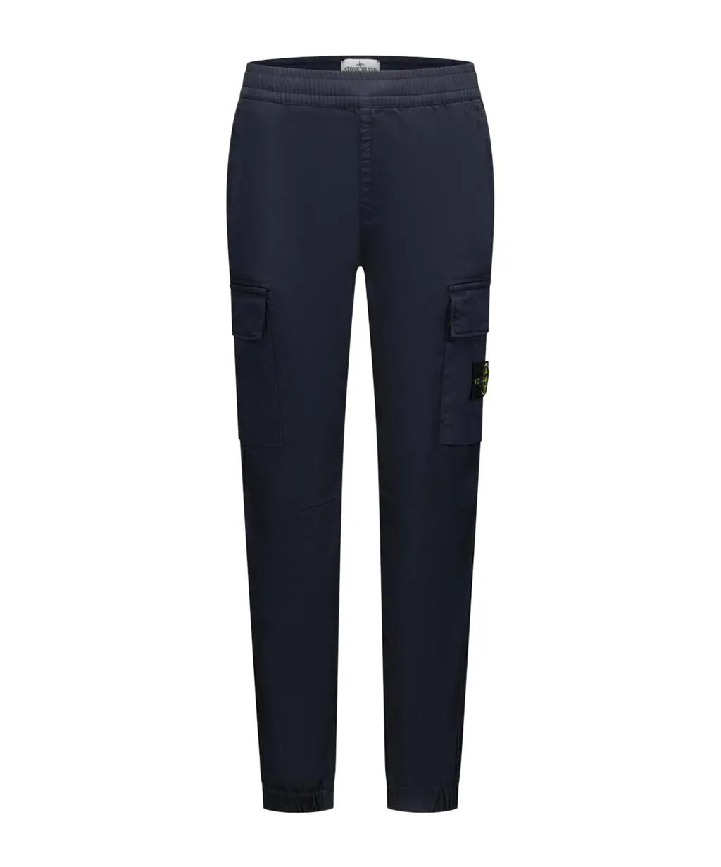 Stone Island Junior Compass Patch Cargo Pants