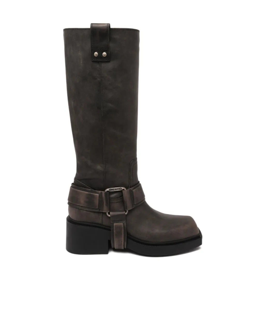 Square-Toe Ankle Boots