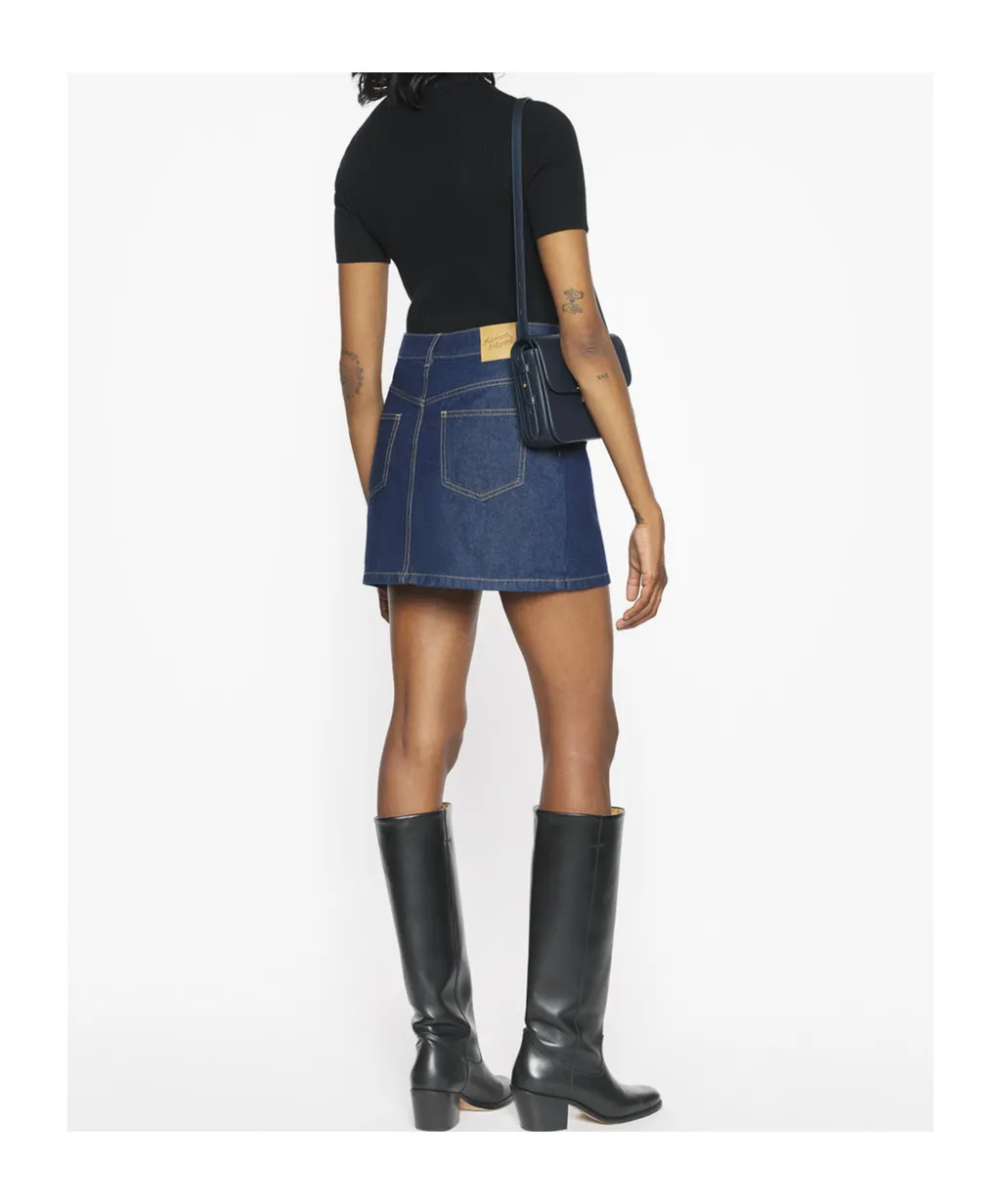 Denim Mini Skirt