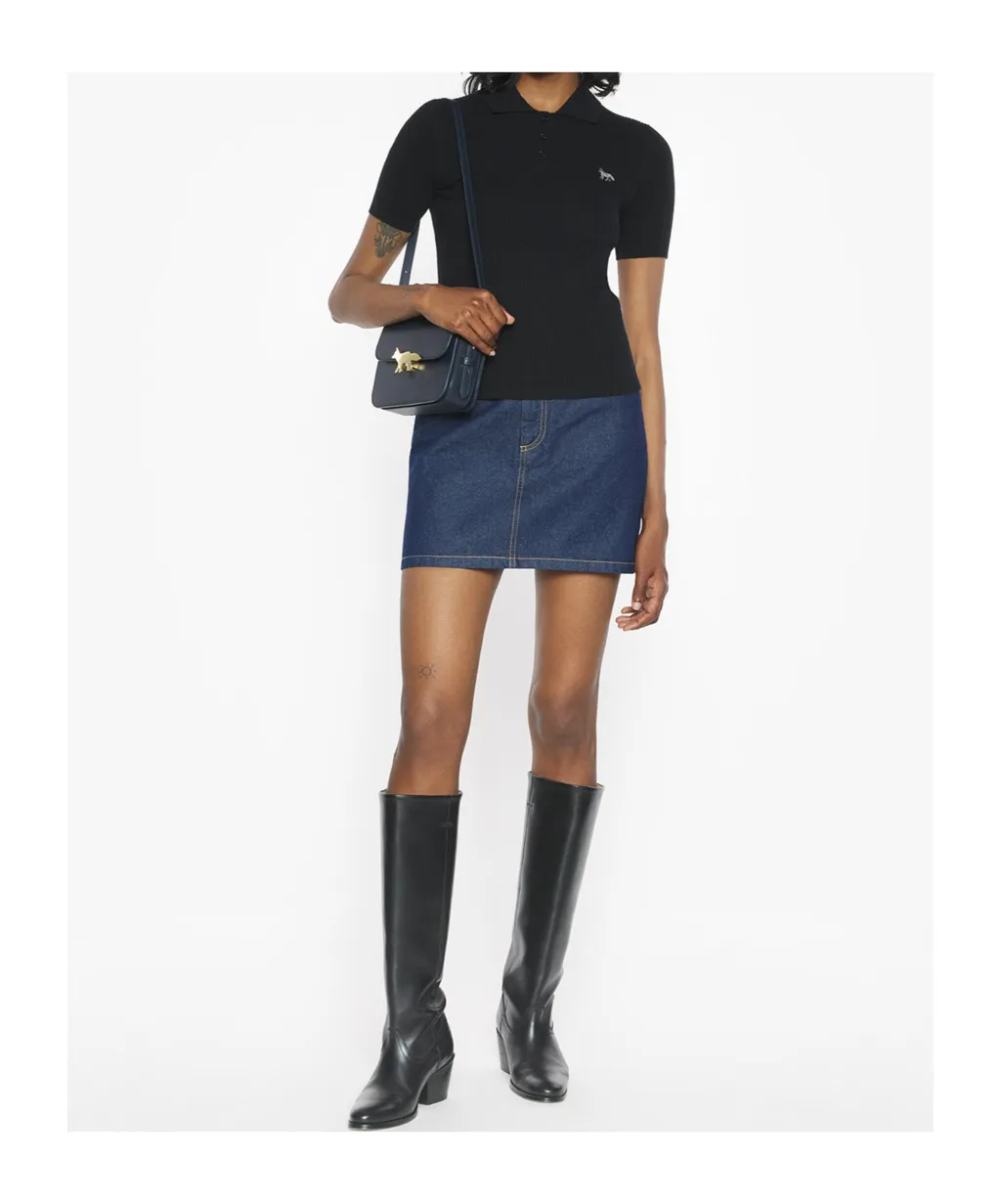 Denim Mini Skirt