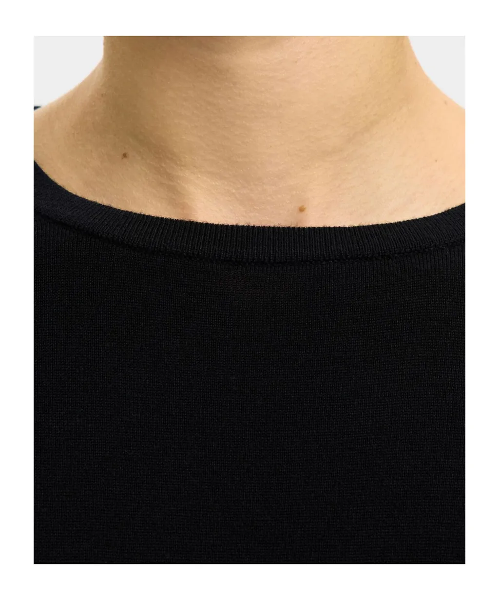 Crew Neck Long-Sleeved Sweater
