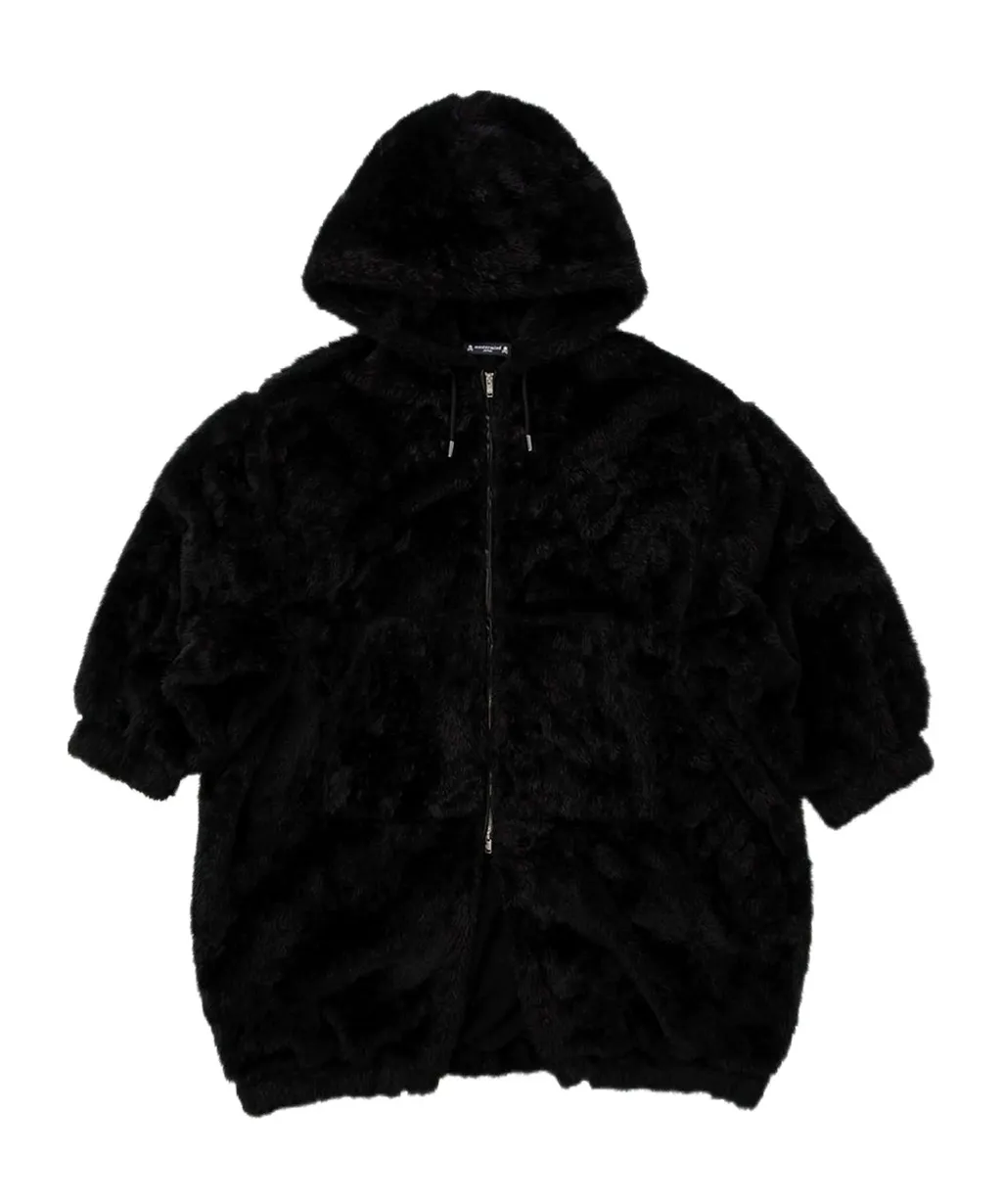 Skull-Embellished Zip-Up Hoodie