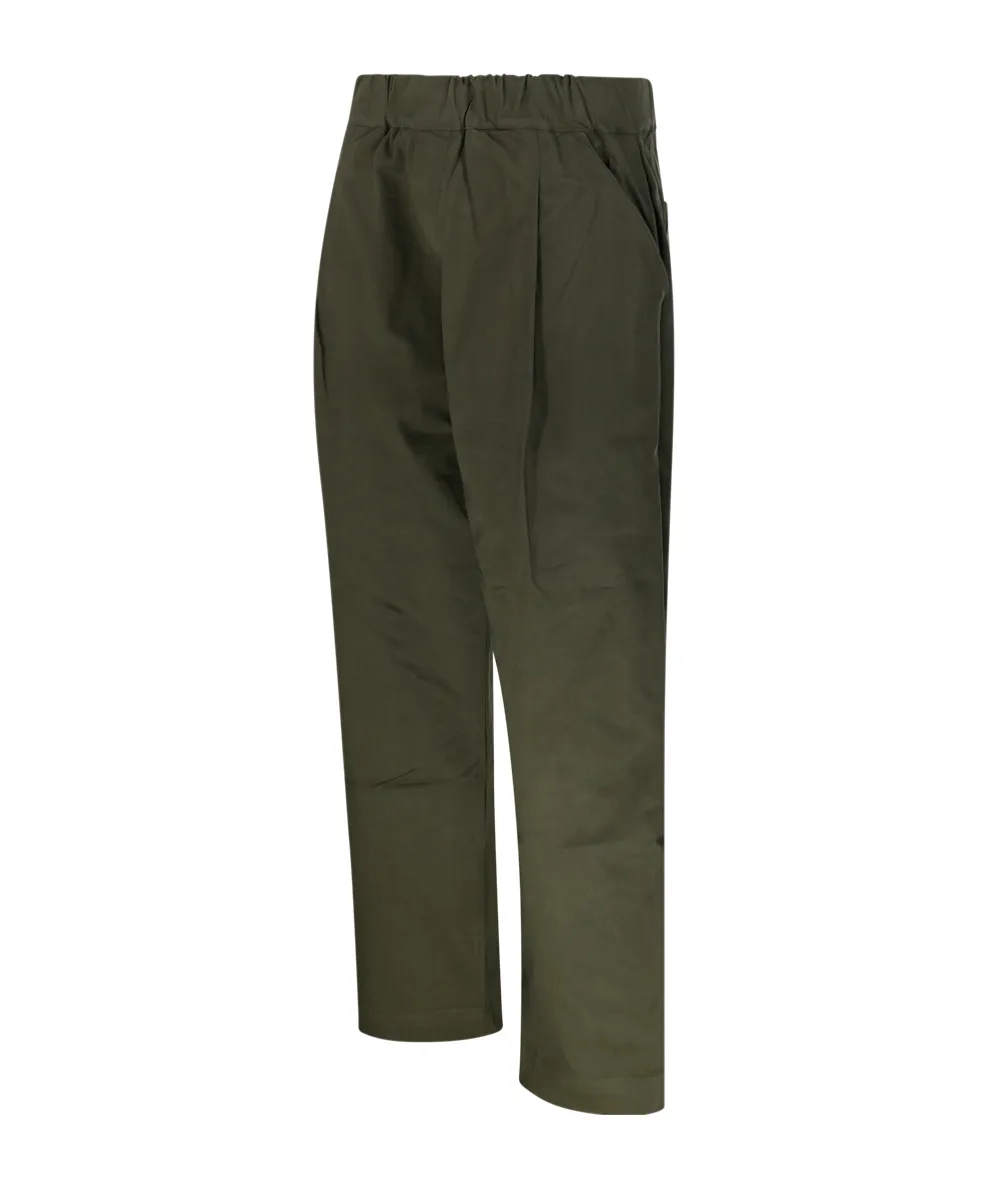Elasticated-Waistband Trousers