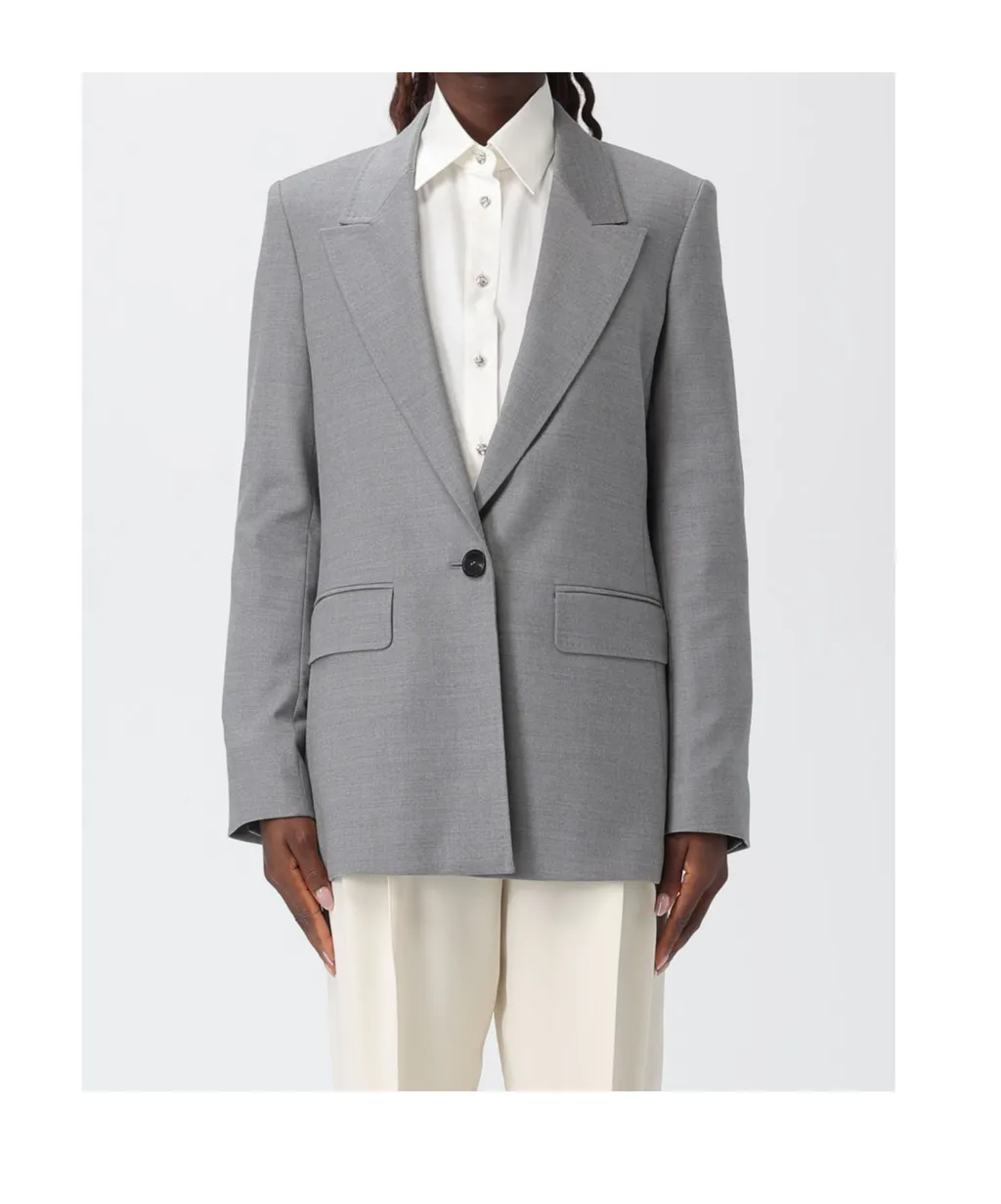 Max Mara Studio Bolsena Single-Breasted Tailored Blazer