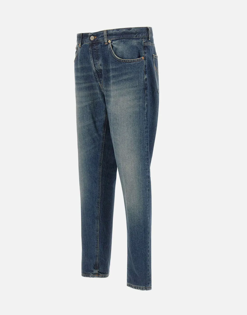 Dondup Faded Straight-Leg Jeans