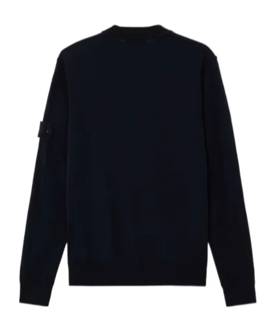 Stone Island Compass Patch Crewneck Jumper