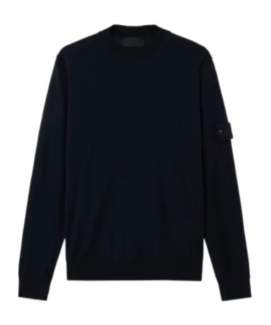 Stone Island Compass Patch Crewneck Jumper