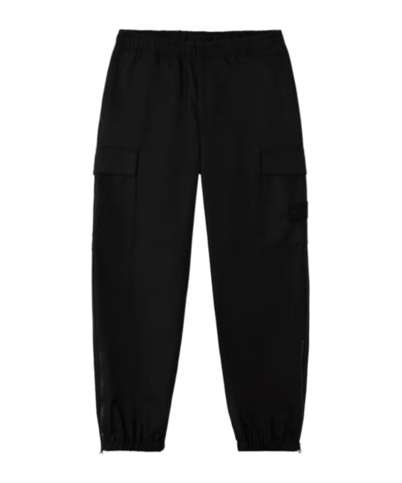Stone Island Logo Patch Straight Leg Pants