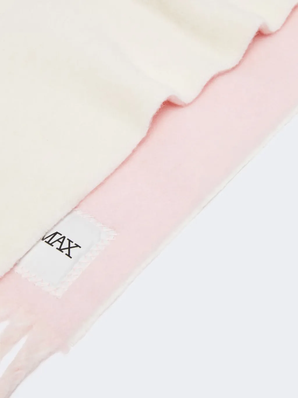 Sportmax Logo-Patch Fringed Scarf