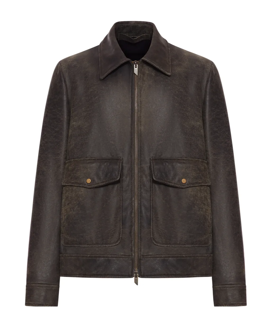 Salvatore Santoro Zipped Leather Jacket