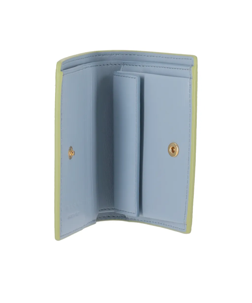 Embroidered Leather Bifold Wallet