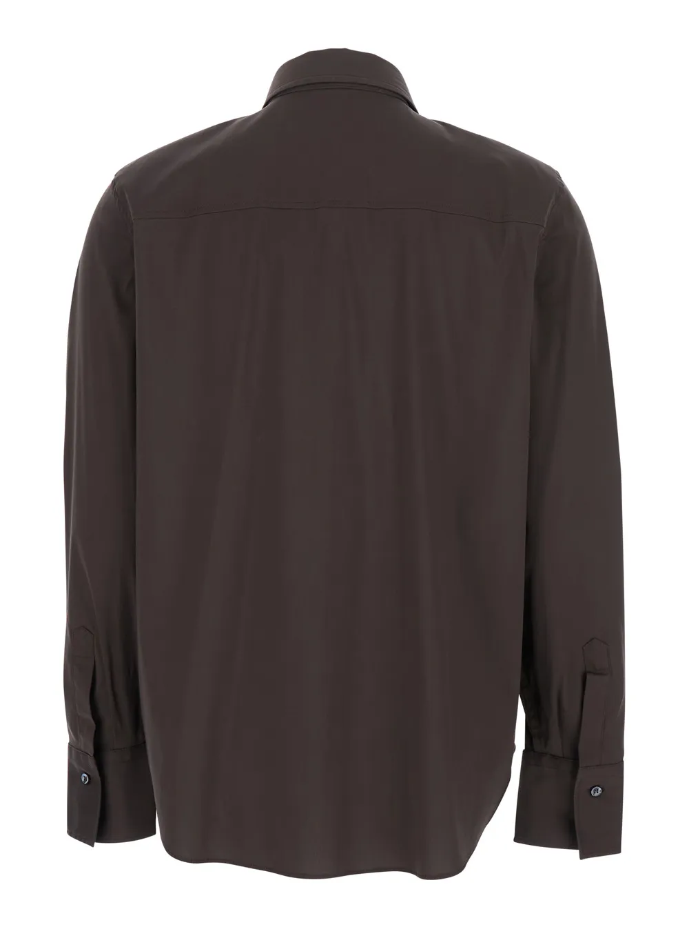 Brunello Cucinelli Long Sleeve Dropped Shoulder Shirt