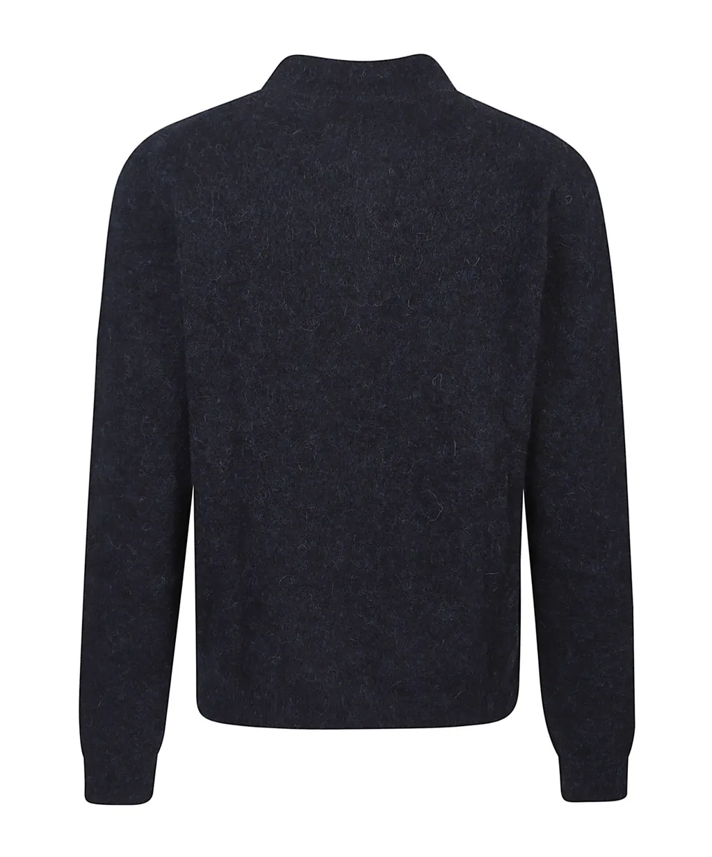 Sunflower Long Sleeved Knitted Polo Shirt